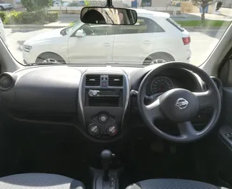 Noleggio auto Nissan March 2015 a Cipro, con carburante Benzina e 79 cavalli di potenza ➤ A partire da 19 EUR al giorno.