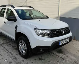 Vista frontale di un noleggio Dacia Duster a Creta, Grecia ✓ Auto #1264. ✓ Cambio Manuale TM ✓ 0 recensioni.