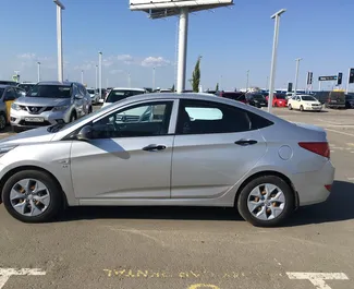 Noleggio auto Hyundai Solaris #1395 Automatico all'aeroporto di Simferopol, dotata di motore 1,6L ➤ Da Vyacheslav in Crimea.