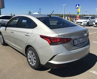 Noleggio auto Hyundai Solaris #1911 Automatico all'aeroporto di Simferopol, dotata di motore 1,6L ➤ Da Vyacheslav in Crimea.