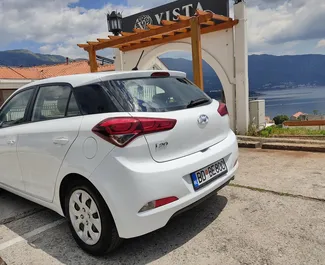 Noleggio auto Hyundai i20 2018 in Montenegro, con carburante Benzina e 74 cavalli di potenza ➤ A partire da 27 EUR al giorno.
