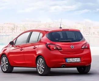 Vista frontale di un noleggio Opel Corsa a Creta, Grecia ✓ Auto #2352. ✓ Cambio Manuale TM ✓ 0 recensioni.