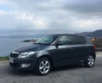 Vista frontale di un noleggio Skoda Fabia a Lubiana, Slovenia ✓ Auto #3375. ✓ Cambio Automatico TM ✓ 0 recensioni.