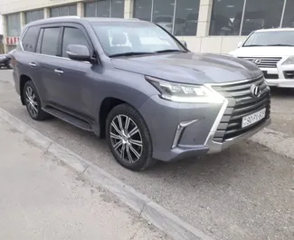 Vista frontale di un noleggio Lexus Lx470 a Baku, Azerbaigian ✓ Auto #3514. ✓ Cambio Automatico TM ✓ 0 recensioni.