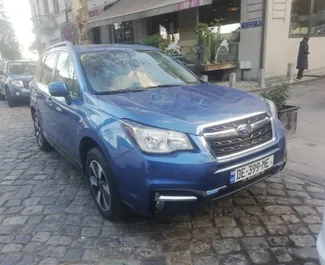 Vista frontale di un noleggio Subaru Forester a Tbilisi, Georgia ✓ Auto #3853. ✓ Cambio Automatico TM ✓ 3 recensioni.