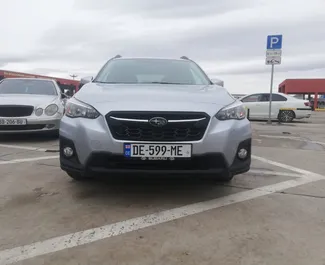 Vista frontale di un noleggio Subaru Crosstrek a Tbilisi, Georgia ✓ Auto #3852. ✓ Cambio Automatico TM ✓ 1 recensioni.
