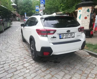 Interni di Subaru Crosstrek in affitto in Georgia. Un'ottima auto da 5 posti con cambio Automatico.