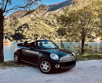 Noleggio auto Mini Cooper Cabrio 2012 in Montenegro, con carburante Benzina e 145 cavalli di potenza ➤ A partire da 72 EUR al giorno.