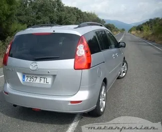Vista frontale di un noleggio Mazda 5 in Bar, Montenegro ✓ Auto #4231. ✓ Cambio Manuale TM ✓ 4 recensioni.