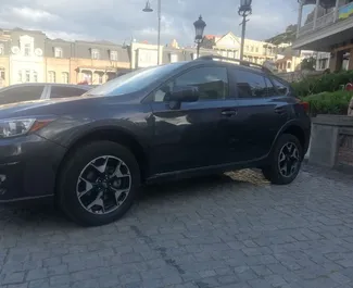 Vista frontale di un noleggio Subaru Crosstrek a Tbilisi, Georgia ✓ Auto #4244. ✓ Cambio Automatico TM ✓ 0 recensioni.