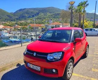 Vista frontale di un noleggio Suzuki Ignis a Budva, Montenegro ✓ Auto #4403. ✓ Cambio Manuale TM ✓ 0 recensioni.