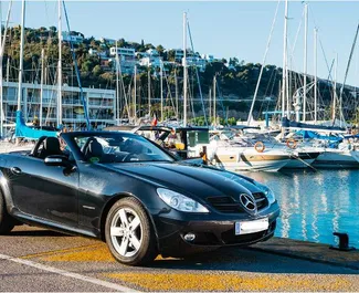 Noleggio Mercedes-Benz SLK Cabrio. Auto Comfort, Lusso, Cabrio per il noleggio in Spagna ✓ Cauzione di Deposito di 800 EUR ✓ Opzioni assicurative RCT, SCDW.