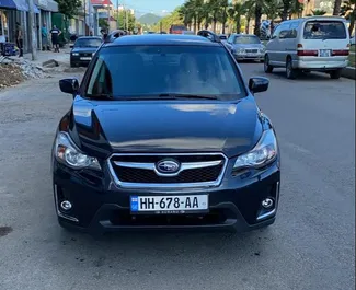 Vista frontale di un noleggio Subaru Crosstrek a Kutaisi, Georgia ✓ Auto #3865. ✓ Cambio Automatico TM ✓ 2 recensioni.