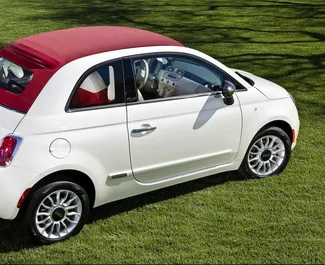 Noleggio auto Fiat 500 Cabrio 2021 in Grecia, con carburante Ibrido e 70 cavalli di potenza ➤ A partire da 55 EUR al giorno.
