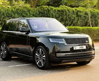 Noleggio auto Land Rover Range Rover 2023 negli Emirati Arabi Uniti, con carburante Benzina e 360 cavalli di potenza ➤ A partire da 4989 AED al giorno.