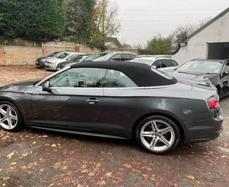 Vista frontale di un noleggio Audi A5 Cabrio a Limassol, Cipro ✓ Auto #5932. ✓ Cambio Automatico TM ✓ 0 recensioni.