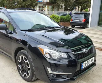 Vista frontale di un noleggio Subaru Crosstrek a Kutaisi, Georgia ✓ Auto #5812. ✓ Cambio Automatico TM ✓ 8 recensioni.