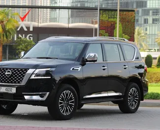 Noleggio auto Nissan Patrol 2022 negli Emirati Arabi Uniti, con carburante Benzina e 400 cavalli di potenza ➤ A partire da 500 AED al giorno.