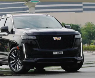 Noleggio auto Cadillac Escalade 2023 negli Emirati Arabi Uniti, con carburante Benzina e 600 cavalli di potenza ➤ A partire da 950 AED al giorno.