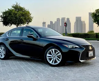 Noleggio auto Lexus IS300 2021 negli Emirati Arabi Uniti, con carburante Benzina e 250 cavalli di potenza ➤ A partire da 300 AED al giorno.