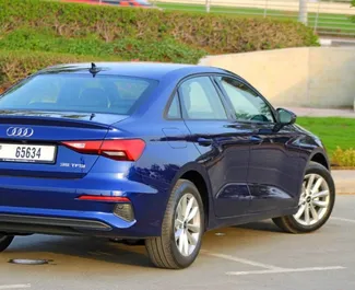 Noleggio auto Audi A3 Sedan 2023 negli Emirati Arabi Uniti, con carburante Benzina e 225 cavalli di potenza ➤ A partire da 200 AED al giorno.