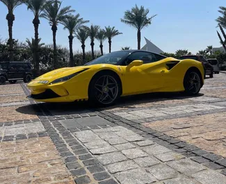 Noleggio Ferrari F8. Auto Premium, Lusso per il noleggio negli Emirati Arabi Uniti ✓ Cauzione di Deposito di 5000 AED ✓ Opzioni assicurative RCT, CDW.