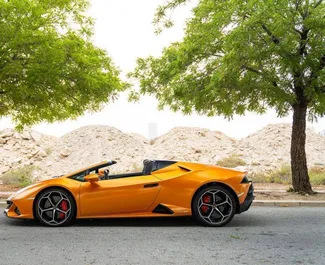 Noleggio auto Lamborghini Huracan Evo Cabrio #5998 Automatico a Dubai, dotata di motore 5,2L ➤ Da Akil negli Emirati Arabi Uniti.