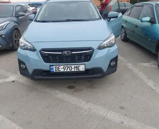 Interni di Subaru Crosstrek in affitto in Georgia. Un'ottima auto da 5 posti con cambio Automatico.