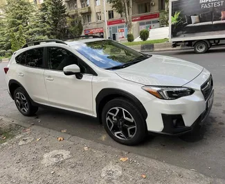 Interni di Subaru Crosstrek in affitto in Georgia. Un'ottima auto da 5 posti con cambio Automatico.