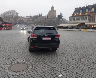 Interni di Subaru Forester Limited in affitto in Georgia. Un'ottima auto da 5 posti con cambio Automatico.