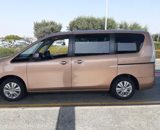 Noleggio auto Nissan Serena 2016 a Cipro, con carburante Benzina e 120 cavalli di potenza ➤ A partire da 60 EUR al giorno.