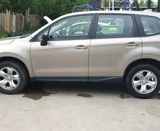 Subaru Forester 2015 disponibile per il noleggio a Tbilisi, con limite di chilometraggio di illimitato.