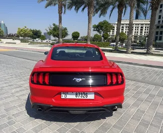 Noleggio Ford Mustang Coupe. Auto Premium, Lusso per il noleggio negli Emirati Arabi Uniti ✓ Cauzione di Deposito di 2000 AED ✓ Opzioni assicurative RCT, SCDW, Passeggeri, Furto.