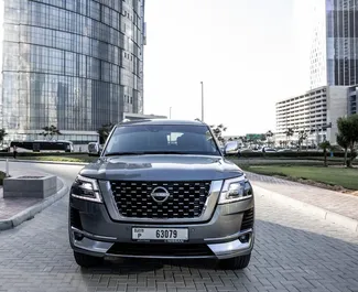 Noleggio auto Nissan Patrol 2022 negli Emirati Arabi Uniti, con carburante Benzina e 400 cavalli di potenza ➤ A partire da 667 AED al giorno.