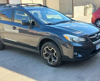 Vista frontale di un noleggio Subaru Crosstrek a Tbilisi, Georgia ✓ Auto #7316. ✓ Cambio Automatico TM ✓ 1 recensioni.