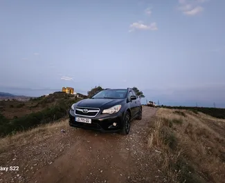 Vista frontale di un noleggio Subaru Crosstrek a Tbilisi, Georgia ✓ Auto #7212. ✓ Cambio Automatico TM ✓ 0 recensioni.