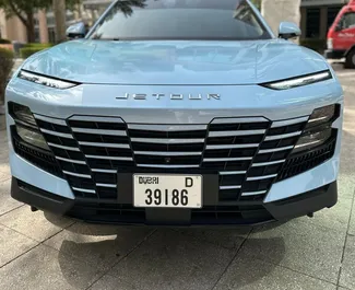 Noleggio auto Jetour Dashing 2023 negli Emirati Arabi Uniti, con carburante Benzina e 190 cavalli di potenza ➤ A partire da 200 AED al giorno.