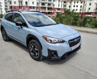 Vista frontale di un noleggio Subaru Crosstrek a Tbilisi, Georgia ✓ Auto #7570. ✓ Cambio Automatico TM ✓ 1 recensioni.