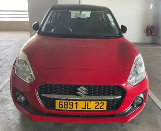 Vista frontale di un noleggio Suzuki Swift a Mauritius, Mauritius ✓ Auto #7462. ✓ Cambio Automatico TM ✓ 1 recensioni.