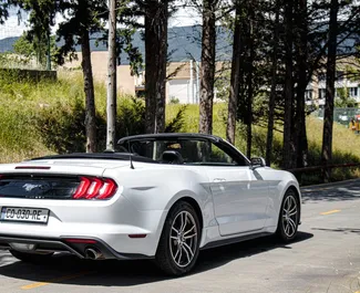 Noleggio Ford Mustang Cabrio. Auto Premium, Lusso, Cabrio per il noleggio in Georgia ✓ Cauzione di Senza deposito ✓ Opzioni assicurative RCT, FDW, Furto, Giovane.