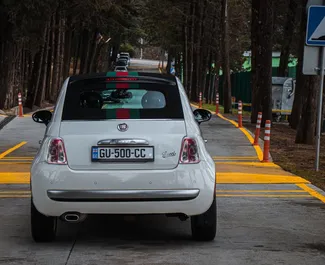 Noleggio auto Fiat 500 Cabrio 2013 in Georgia, con carburante Benzina e 133 cavalli di potenza ➤ A partire da 79 GEL al giorno.