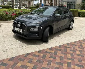 Noleggio auto Hyundai Kona 2020 negli Emirati Arabi Uniti, con carburante Benzina e 150 cavalli di potenza ➤ A partire da 122 AED al giorno.