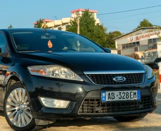 Vista frontale di un noleggio Ford Mondeo a Durazzo, Albania ✓ Auto #8214. ✓ Cambio Automatico TM ✓ 0 recensioni.