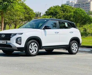 Vista frontale di un noleggio Hyundai Creta a Dubai, Emirati Arabi Uniti ✓ Auto #8287. ✓ Cambio Automatico TM ✓ 0 recensioni.