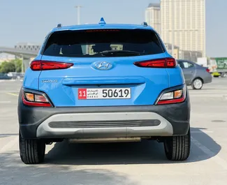 Noleggio auto Hyundai Kona 2021 negli Emirati Arabi Uniti, con carburante Benzina e 185 cavalli di potenza ➤ A partire da 100 AED al giorno.
