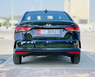 Noleggio auto Hyundai Accent 2023 negli Emirati Arabi Uniti, con carburante Benzina e 123 cavalli di potenza ➤ A partire da 80 AED al giorno.