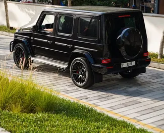 Noleggio auto Mercedes-Benz G63 AMG #8399 Automatico a Dubai, dotata di motore 4,0L ➤ Da Kumar negli Emirati Arabi Uniti.