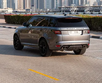 Noleggio auto Land Rover Range Rover Sport SVR #8402 Automatico a Dubai, dotata di motore 5,0L ➤ Da Kumar negli Emirati Arabi Uniti.