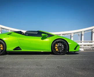 Motore Benzina da 5,2L di Lamborghini Huracan Evo Cabrio 2021 per il noleggio a Dubai.