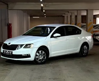 Vista frontale di un noleggio Skoda Octavia a Baku, Azerbaigian ✓ Auto #9083. ✓ Cambio Automatico TM ✓ 0 recensioni.